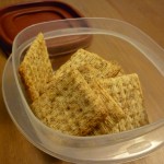 No. You will arrive at work with a container full of cracker dust.
