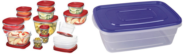 Reusables containers and a disposable container