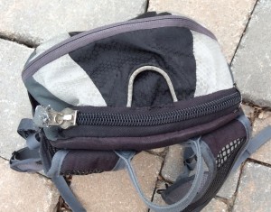 Top of pack with zipper modification