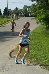 Pam Walker running the Run Through Hell race